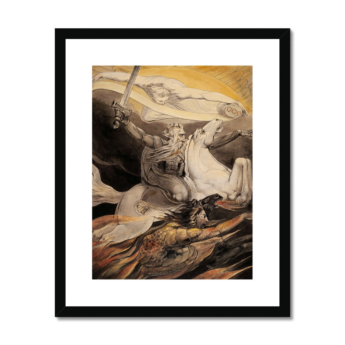 Death on a Pale Horse by William Blake | Buy Framed Prints Online 