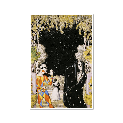 Harlekin und Tod | Konstantin Somow | 1907
