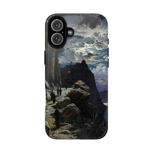 Monks Walk to the Mountain Monastery of Athos | Hermann Corrodi | 1905