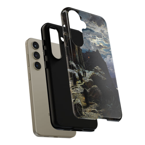 Monks Walk to the Mountain Monastery of Athos | Hermann Corrodi | 1905