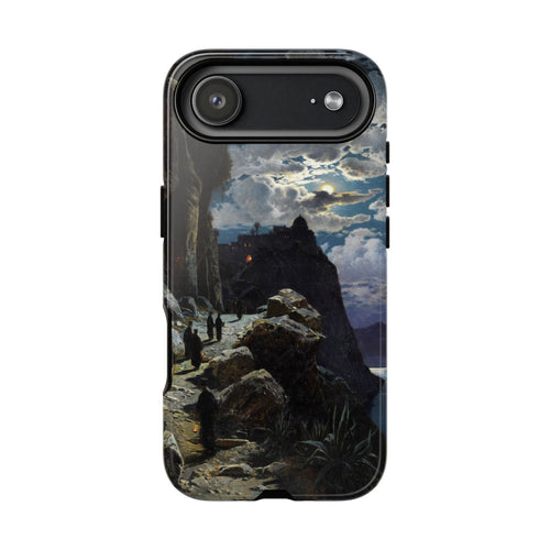 Monks Walk to the Mountain Monastery of Athos | Hermann Corrodi | 1905