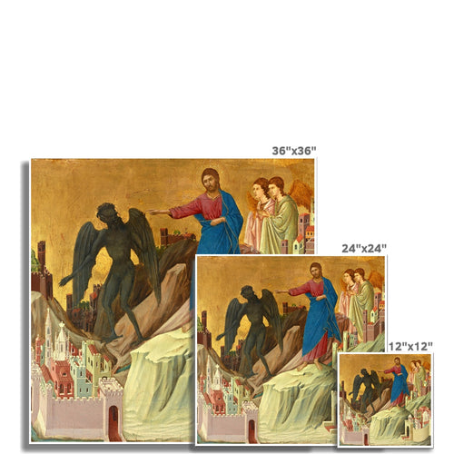 Versuchung Christi | Duccio | 1311