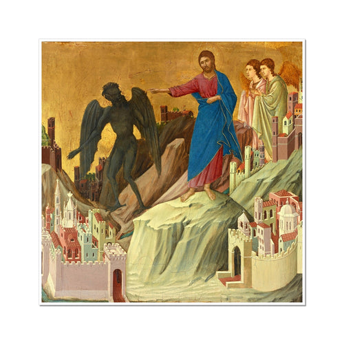 Versuchung Christi | Duccio | 1311