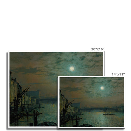 Southwark Bridge im Mondlicht | John Atkinson Grimshaw | 1887