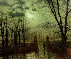 Am Parktor | John Atkinson Grimshaw | 1878