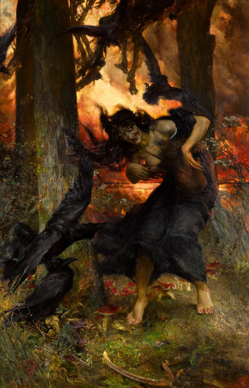 A Witch | Edgar Bundy | 1896