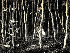 Prinzessin spaziert durch den Wald | Haldane Macfall | 19. Jahrhundert