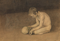 Boy with Skull | Magnus Enckell | 1893