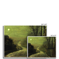 Landstraße im Mondlicht | John Atkinson Grimshaw | 1875