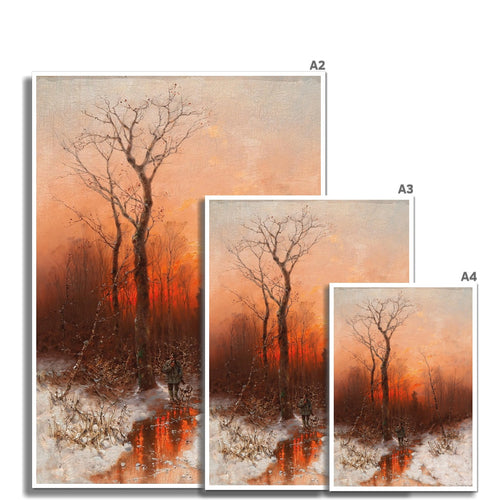 Heimkehr bei Sonnenuntergang | Désiré Thomassin | 1894