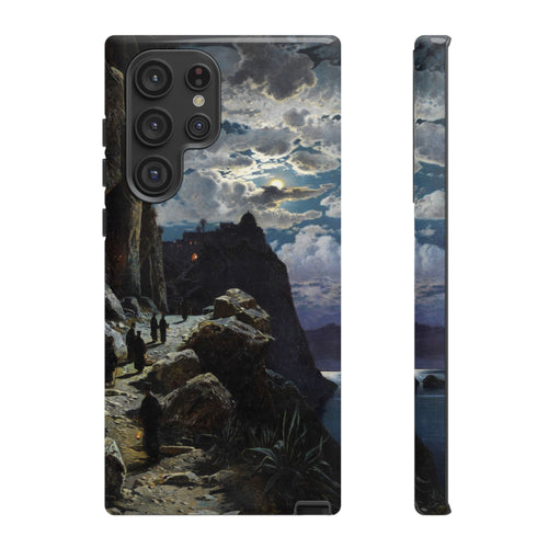 Monks Walk to the Mountain Monastery of Athos | Hermann Corrodi | 1905