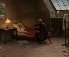 Der Tod des Künstlers | Zygmunt Andrychewicz | 1901