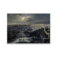 Blick auf Bethlehem bei Nacht | Josef Langl | 19. Jahrhundert