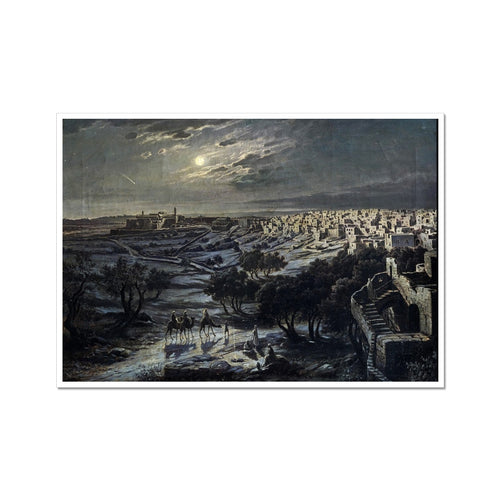 Blick auf Bethlehem bei Nacht | Josef Langl | 19. Jahrhundert