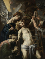 Heiliger Sebastian freigelassen | Melchior de la Mars | 1620