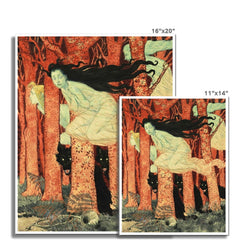 Three Witches and Three Wolves | Eugène Grasset | 1900