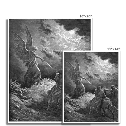 Ein Engel erscheint Bileam | Gustave Doré | 1866