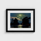 Moonrise over a Canal | Charles Guilloux | 1890