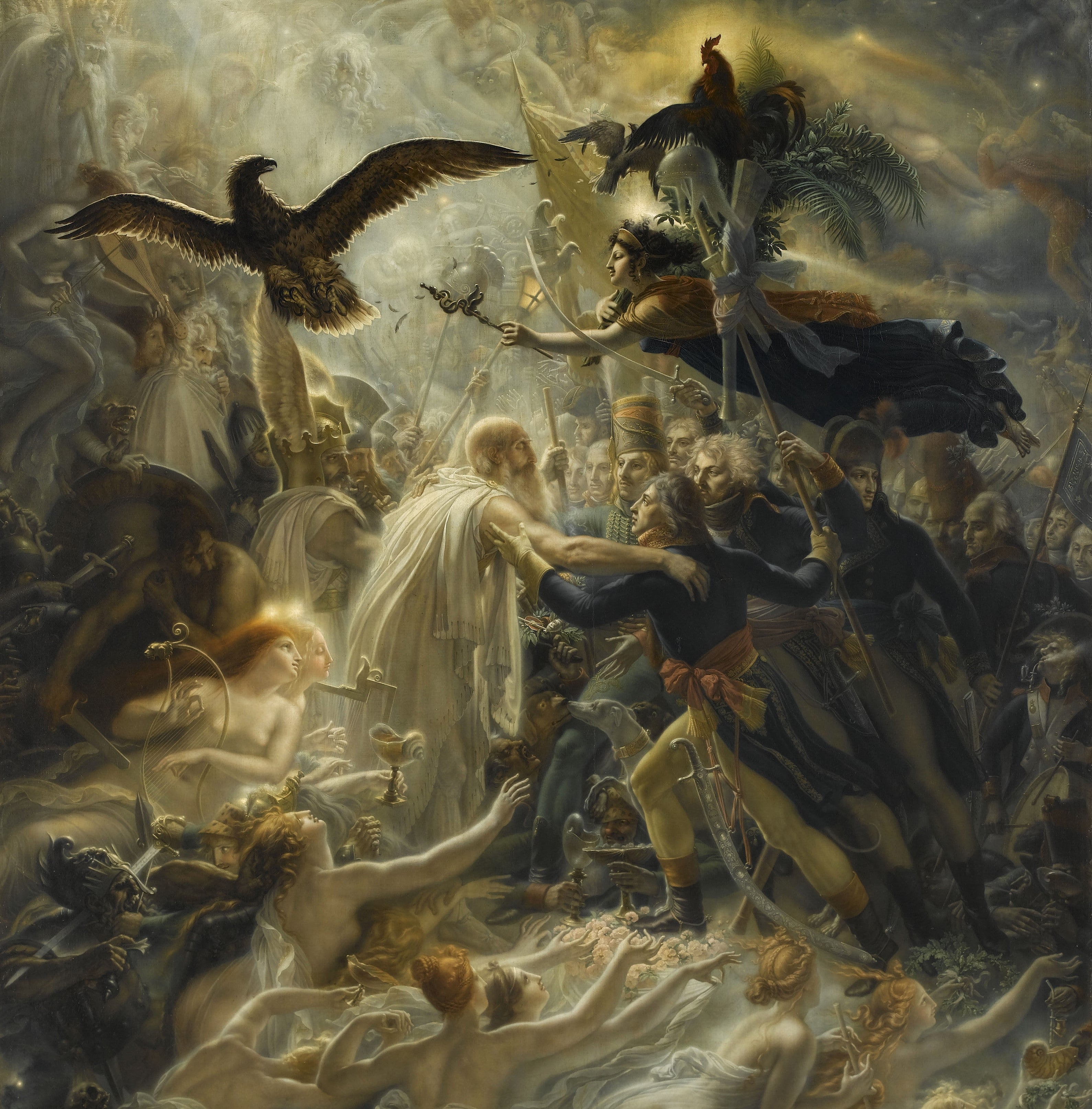Ossian Receiving the Ghosts of French Heroes by Anne-Louis Girodet