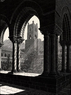 Kreuzgang in Monreale | MC Escher | 1933