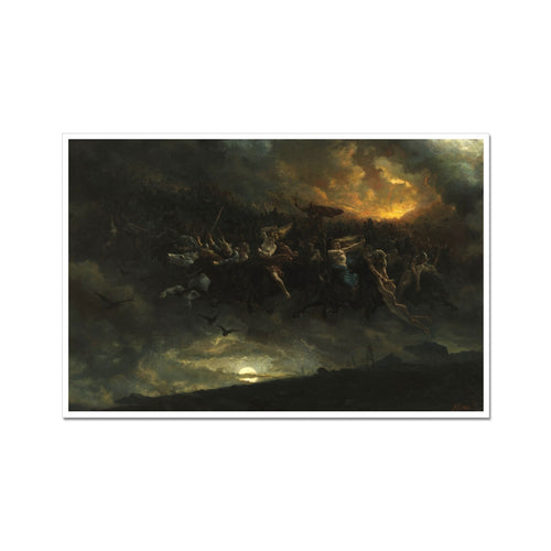 Die wilde Jagd auf Odin | Peter Nicolai Arbo | 1872