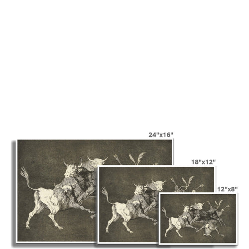 Die Torheit der kleinen Stiere | Francisco de Goya | 1820