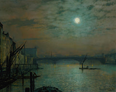 Southwark Bridge im Mondlicht | John Atkinson Grimshaw | 1887
