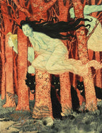 Three Witches and Three Wolves | Eugène Grasset | 1900