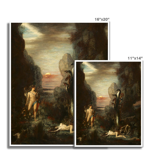 Herkules und die Hydra von Lernae | Gustave Moreau | 1876