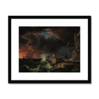 Schiffbruch mit an Land kommenden Figuren | Claude Vernet | 18. Jahrhundert