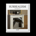 Surrealism — original book cover on a black background