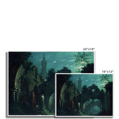 Nocturne mit Architektur | Antonio Basoli | 1810