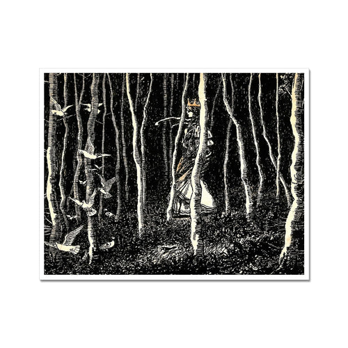 Prinzessin spaziert durch den Wald | Haldane Macfall | 19. Jahrhundert