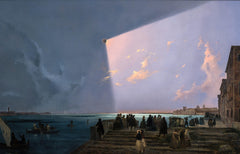Die Sonnenfinsternis in Venedig | Ippolito Caffi | 19. Jahrhundert