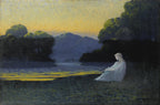 in the evenings tranquility – complete painting