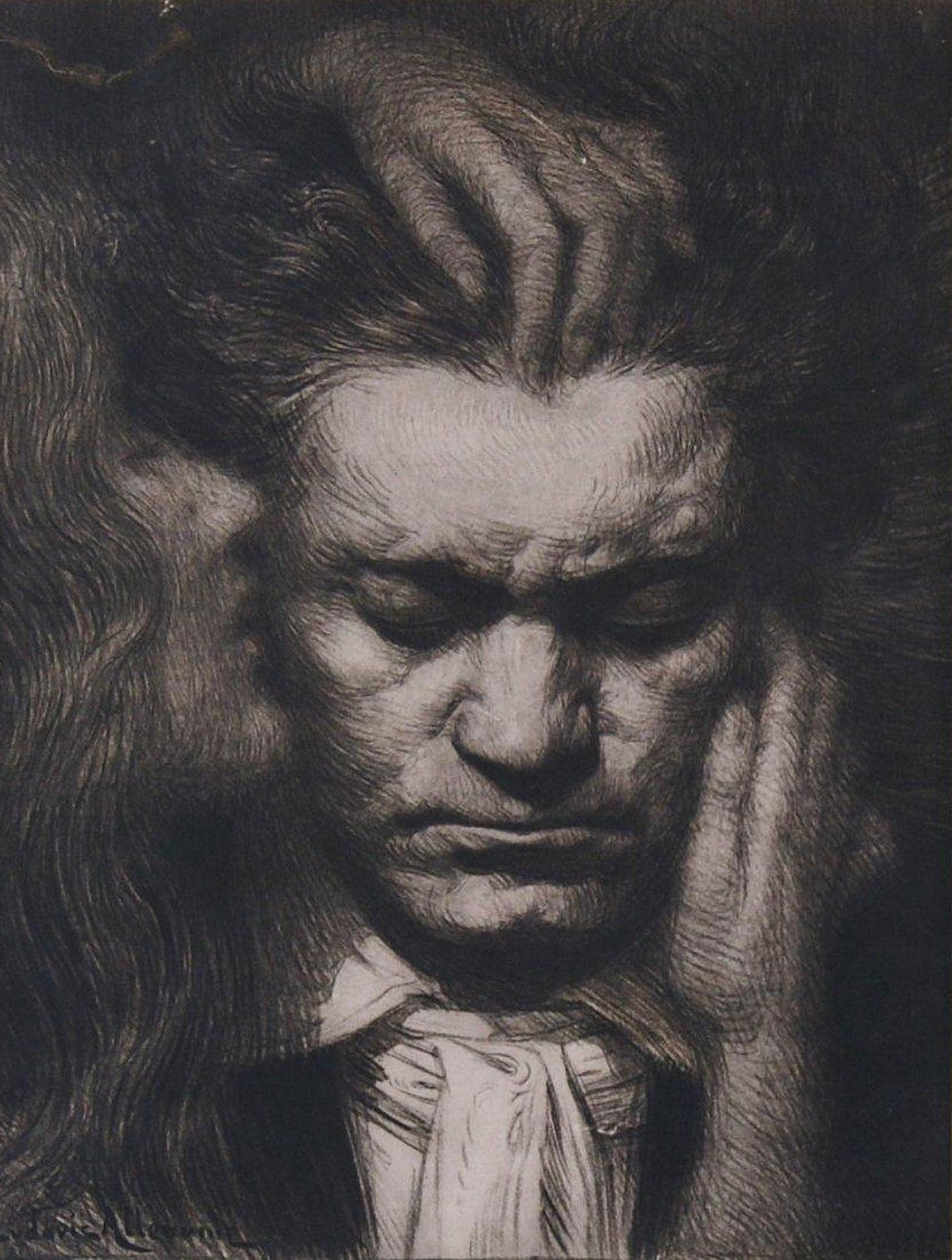 Beethoven by Ludovic Alleaume | Buy Fine Art Prints Online – Dark