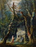 Der einsame Spaziergang | Hubert Robert | 1777