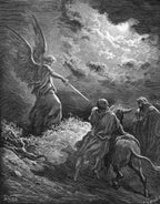 Ein Engel erscheint Bileam | Gustave Doré | 1866