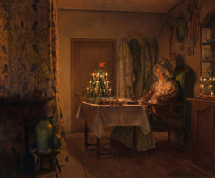 A Lonely Christmas | Oskar Freiwirth-Lützow | 19th Century