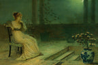Jungfrau im Mondschein | John Atkinson Grimshaw | 19. Jahrhundert