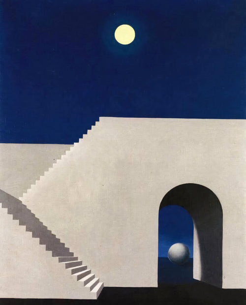 Architecture in the Moonlight | René Magritte | 1956