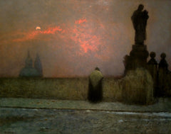 Früher Abend im Hradschin | Jakub Schikaneder | 1913