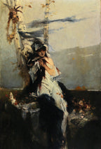 The Expectation | Raphael von Ambros | 1880