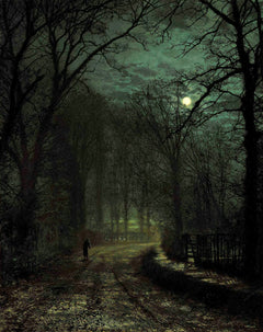 Yorkshire Lane in November | John Atkinson Grimshaw | 1873