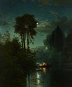 Die Wasserparty | Thomas Moran | 1862