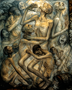 Gassing | David Olère | 1947
