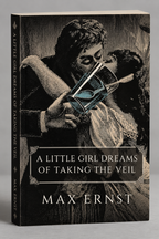 Front cover featuring a black-and-white Surrealist collage — A Little Girl Dreams of Taking the Veil.