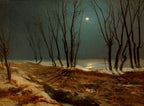 Winter at Moonlight | Carl Blechen | 1836