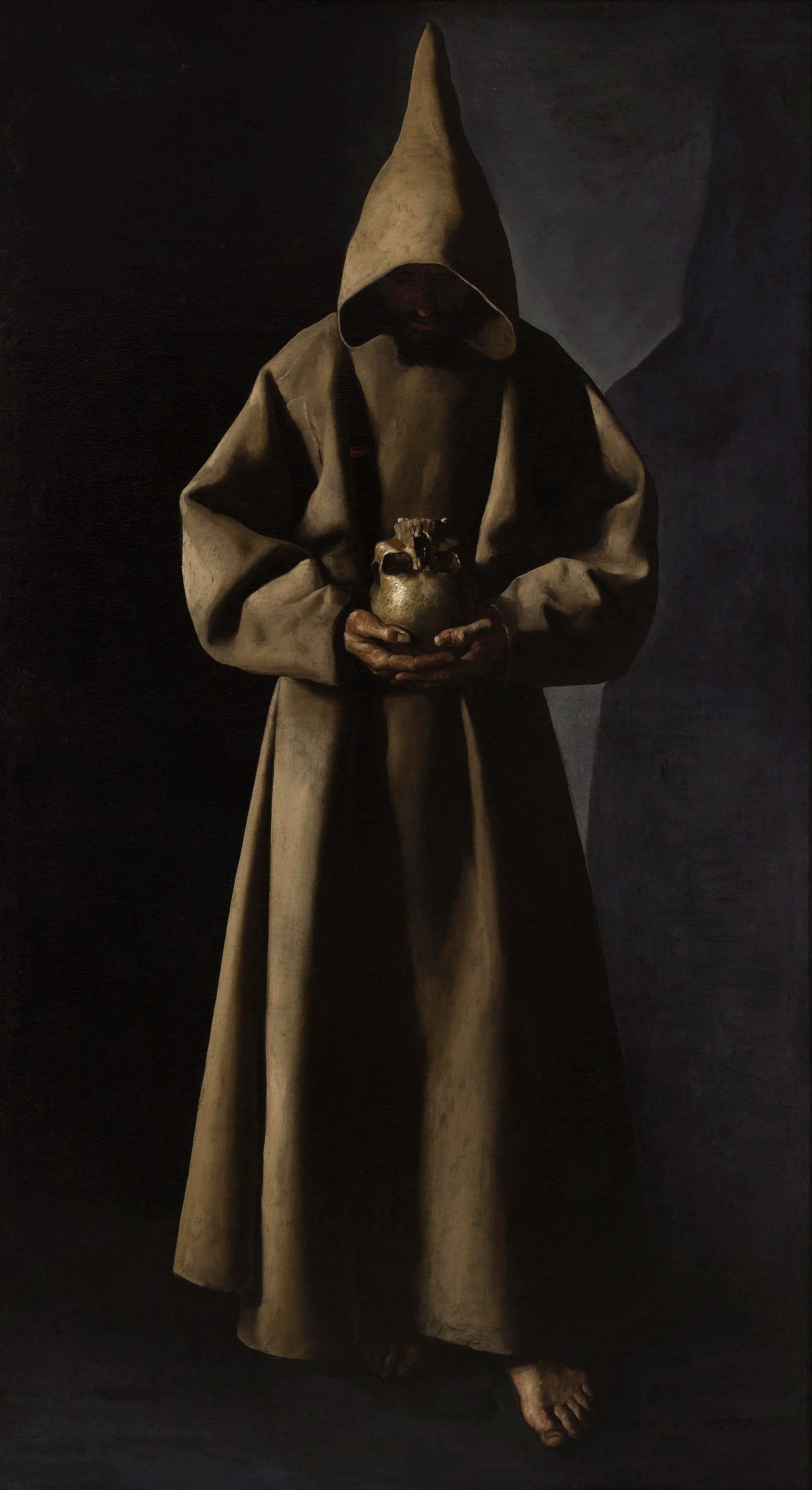 Saint Francis of Assisi in His Tomb by Francisco de Zurbaran | Buy