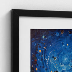 Starry Sky – black mounted frame, close-up Prodigi view